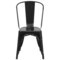 Emma and Oliver Commercial Grade 4 Pack Metal Indoor-Outdoor Stackable Chair